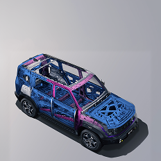 80% Steel Cage Body Structure And High Density Roof